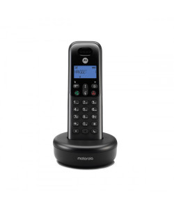 MOTOROLA T501+ Ασύρματα Τηλέφωνα Black