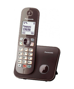 PANASONIC KX-TG6851GRA Ασύρματο Τηλέφωνο Brown