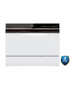 MIDEA MTD55S400W White Πλυντήριο πιάτων