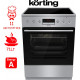 KORTING 741860 ΚΕΡΑΜΙΚΗ KEC6C60XPC Ηλεκτρικές κουζίνες