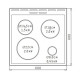 KORTING Korting KE6A40WM (742630) Ηλεκτρικές κουζίνες