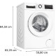 BOSCH WGG244ZHGR Πλυντήριο ρούχων BOSCH WGG244ZHGR Πλυντήριο ρούχων